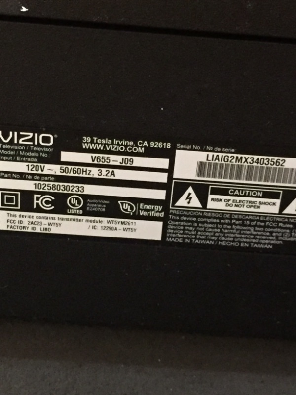 Photo 2 of ***DAMAGED SCREEN** VIZIO - 65" Class V-Series LED 4K UHD Smart TV
