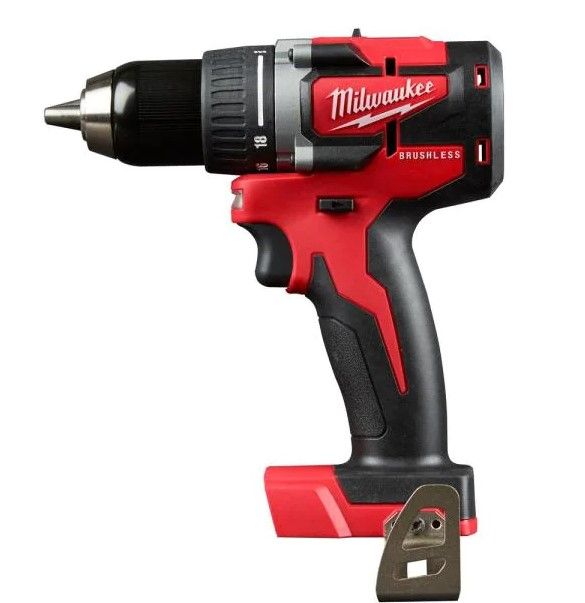 Photo 1 of (DOES NOT INCLUDE BATTERY)
Milwaukee M18 18-Volt Lithium-Ion Brushless Cordless 1/2 in. Compact Drill/Driver and charger