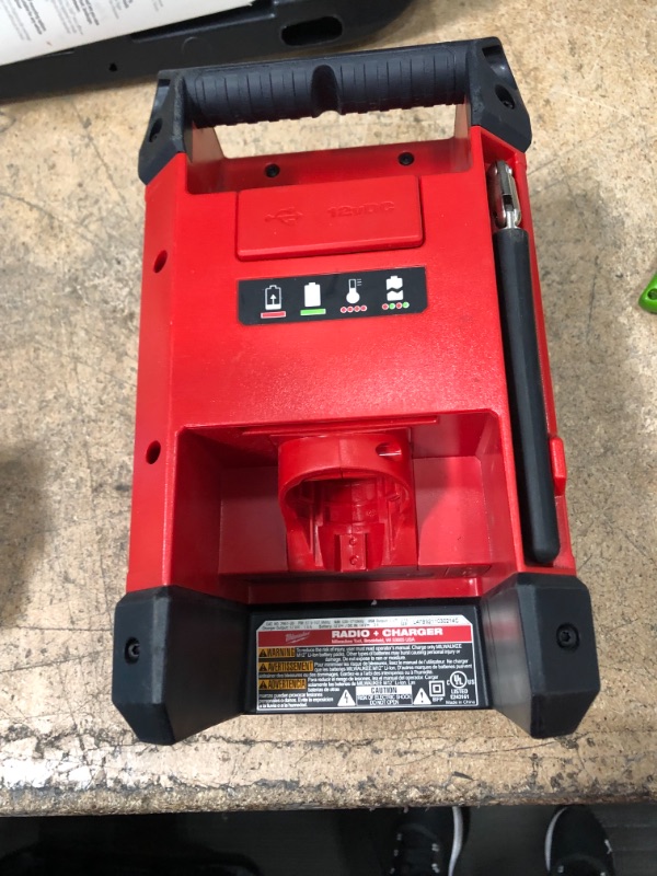 Photo 3 of M12 12-Volt Lithium-Ion Cordless Bluetooth/AM/FM Jobsite Radio
