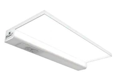 Photo 1 of 14.5 in. (Fits 18 in. Cabinet) Direct Wire Integrated LED White Linkable Onesync Under Cabinet Light Color Changing CCT
