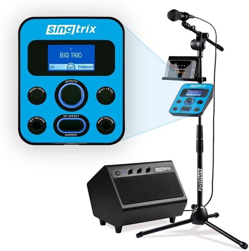 Photo 1 of Singtrix Portable Karaoke Machine On Shark Tank, Kids & Adults, All-In-One Karaoke System, 350+Voice Effects & Autotuning, PA Speaker, Party Bundle, Karaoke Microphone, Use Free YouTube Karaoke Songs
