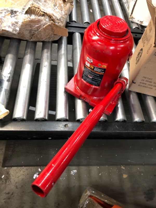 Photo 3 of Torin Big Red 50 Ton Capacity Heavy Duty Hydraulic Industrial Steel Bottle Jack