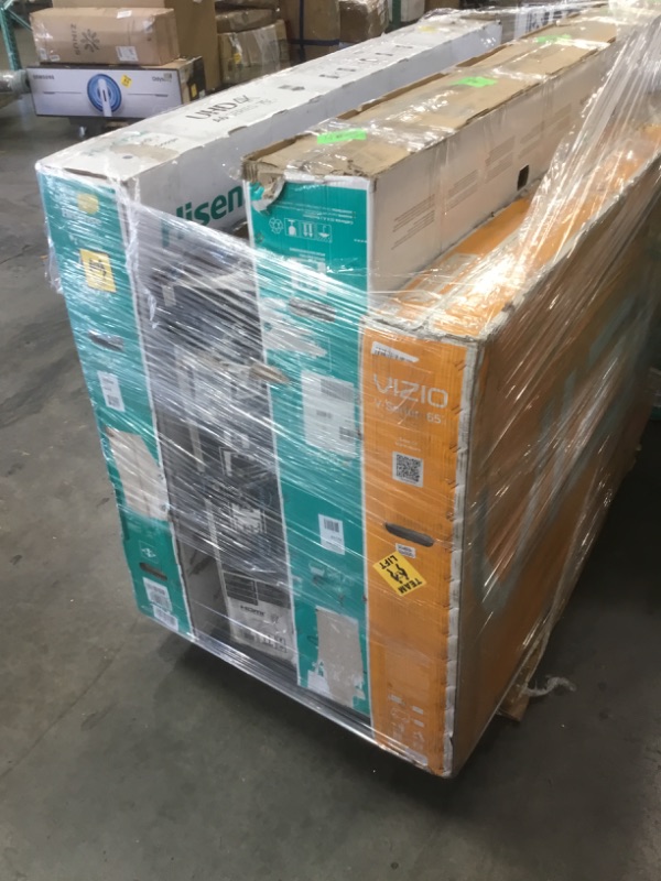 Photo 1 of PALLET OF DAMAGED TVS SOLD AS IS NON REFUNDABLE