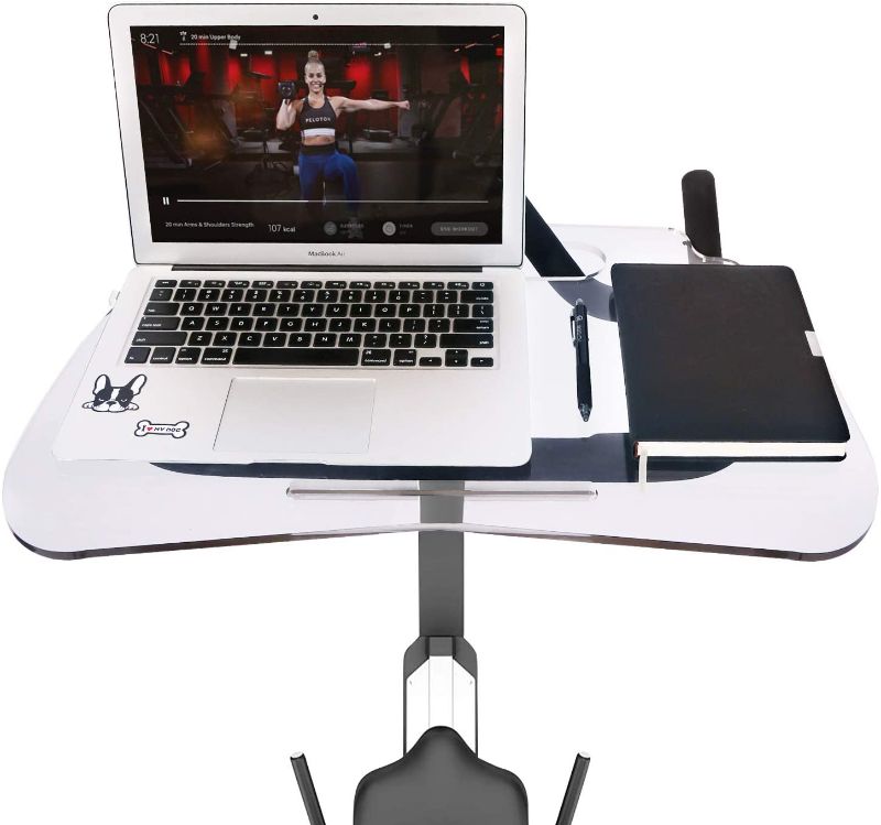 Photo 1 of TRAY ONLY 
Lifesmells Laptop Tray Fits Peloton ,Tray Fits Peloton Bike ,Desk Tray Merging Work with Exercise?Plus Size(NOT FIT PELETON PLUS BIKE)
