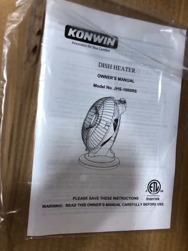 Photo 6 of **PARTS ONLY** konwin dish heater