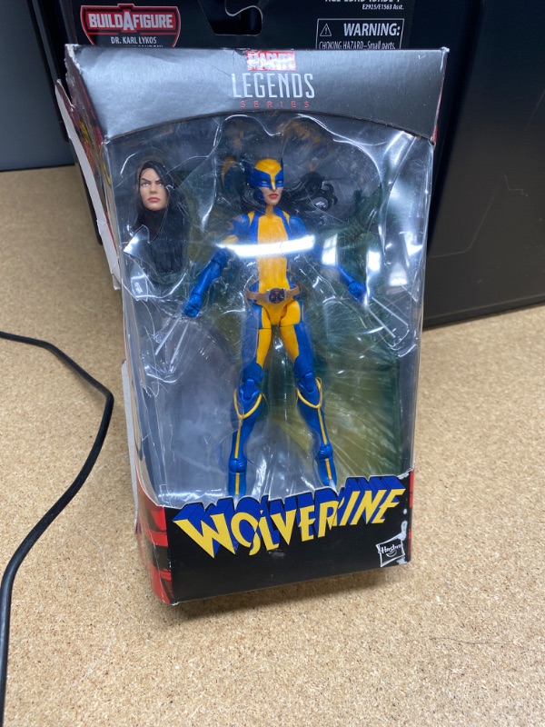 Photo 2 of Marvel Legends Lady Wolverine BAF Sauron Action Figure
