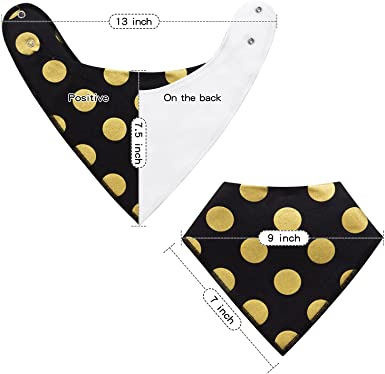 Photo 1 of Baby Bandana Drool Bibs for Newborn Baby, Boys, Girls, Baby Unisex 100% Cotton Bibs Soft and Absorbent(5PACK) 