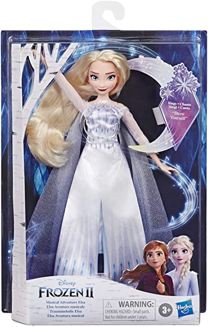 Photo 1 of Disney Frozen Musical Adventure Elsa Singing Doll, Sings Show Yourself Song from Disney's Frozen 2 Movie, Elsa Toy for Kids
