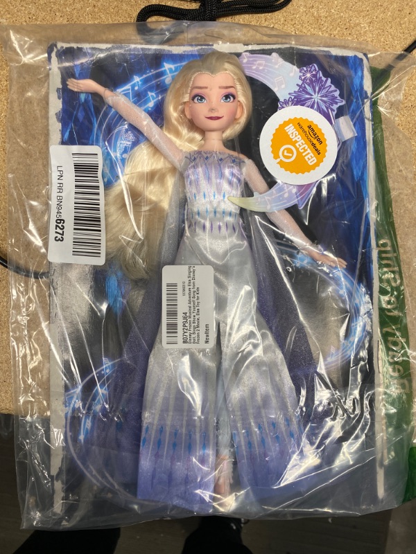 Photo 2 of Disney Frozen Musical Adventure Elsa Singing Doll, Sings Show Yourself Song from Disney's Frozen 2 Movie, Elsa Toy for Kids
