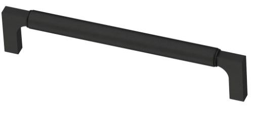 Photo 1 of 5 PACKS OF Artesia 6-5/16 in. (160 mm) Matte Black Drawer Pull
