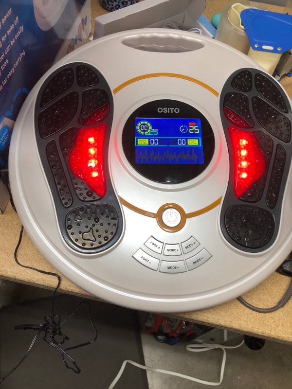 Photo 1 of Foot Circulation Plus (FSA or HSA Eligible)- EMS Feet and Legs Massager Machine for Neuropathy- Nerve Muscle Massage Stimulator to Reduce Swelling Foot Calf Ankle Leg and Body Pain Reflexology
