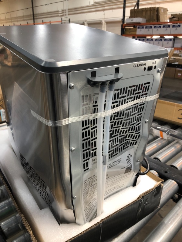 Photo 6 of //TESTED, POWERS ON// MAJOR DAMAGE//PARTS ONLY

GE Profile Opal | Countertop Nugget Ice Maker with Side Tank | Portable Ice Machine with Bluetooth Connectivity | Smart Home Kitchen Essentials | Stainless Steel Finish | Up to 24 lbs. of Ice Per Day

