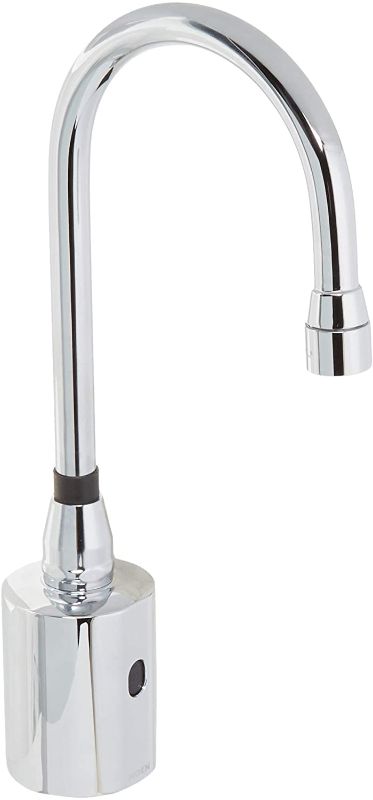 Photo 1 of ***PARTS ONLY***Moen CA8303 M-Power Hands Free Sensor-Operated Bathroom Faucet, Chrome

//cosmetic damage 
