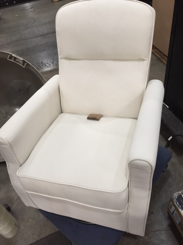 Photo 1 of Beige swivel rocking chair