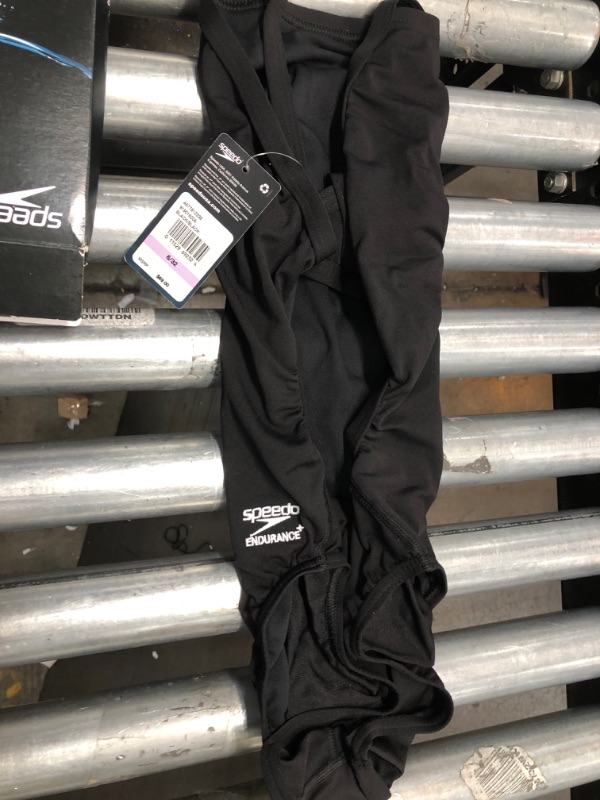 Photo 1 of PLEASE WASH BEFORE USING**Speedo NEW Black Womens Size 6 One-Piece Flyback Training Swimsuit
