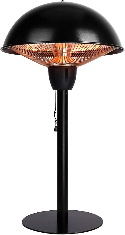 Photo 1 of PARTS ONLY NOT FUNCTIONAL***
Star Patio Electric Patio Heater, Tabletop Heater, Infrared Heaters, Electric Outdoor Heater, Outdoor Space Heater, Portable Heater with Hammered Bronze Finished, 1500W, STP1566-BT
