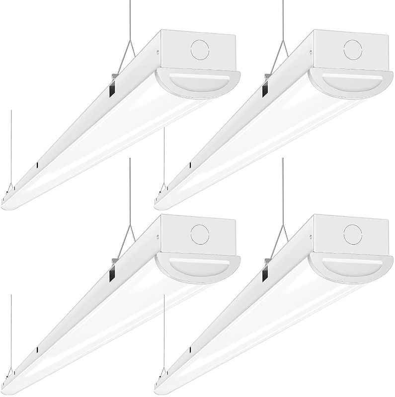 Photo 1 of Tycholite 110W 8FT LED Shop Lights 8 Foot Linear Strip Light, 12000 Lumens, 5000K, 8' LED Light Fixtures for Garage, Warehouse, Supermarket, Commercial Grade, Fluorescent Tube Replacement, 4 Pack
