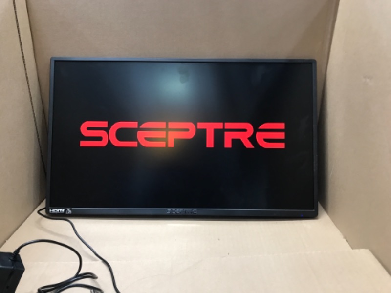 Photo 2 of Sceptre 25" Gaming Monitor 1920 x 1080p up to 165Hz 1ms AMD FreeSync Premium HDMI DisplayPort Build-in Speakers, 106% sRGB Machine Black 2021 (E255B-FWD168)
