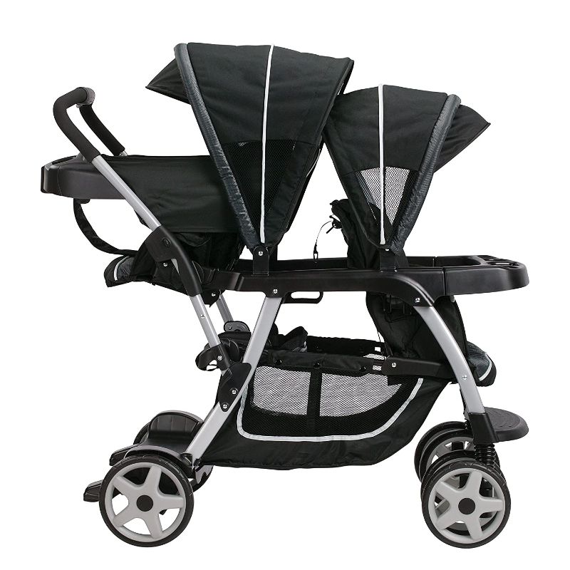 Photo 1 of Graco Ready2Grow LX Double Stroller | Lightweight Double Stroller, Gotham
