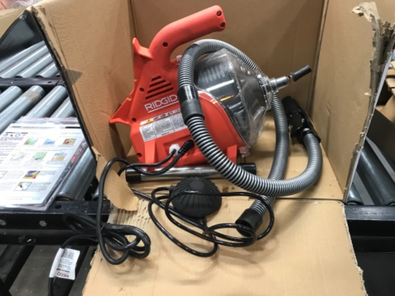 Photo 1 of **PARTS ONLY** UNFUNCTIONAL** RIDGID 55808 30 Ft Corded Drain Cleaning Machine, 120V AC
