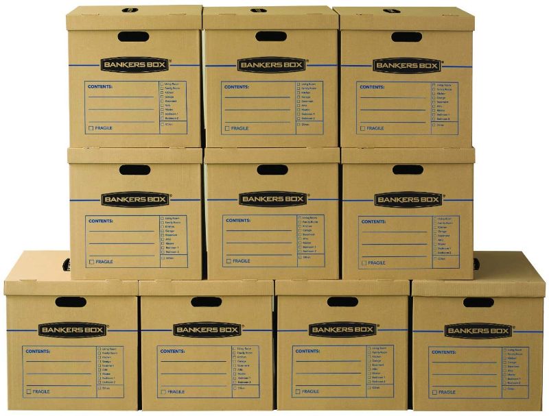 Photo 1 of  21 x 17 x 17"- Bankers Box SmoothMove Classic Moving Boxes, Large