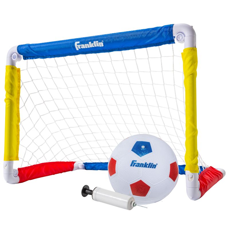 Photo 1 of 24" x 16"- Franklin Sports Kids Mini Soccer Goal Set