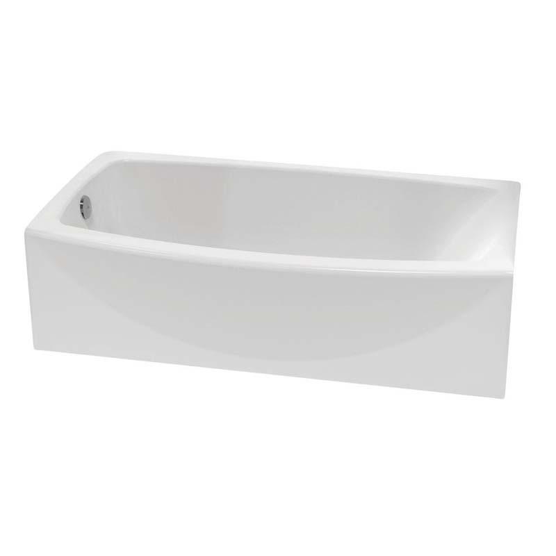 Photo 1 of ***Chipped corner*** American Standard 2647.212.011 Ovation 5 ft. Left Hand Drain Bathtub in Arctic White
