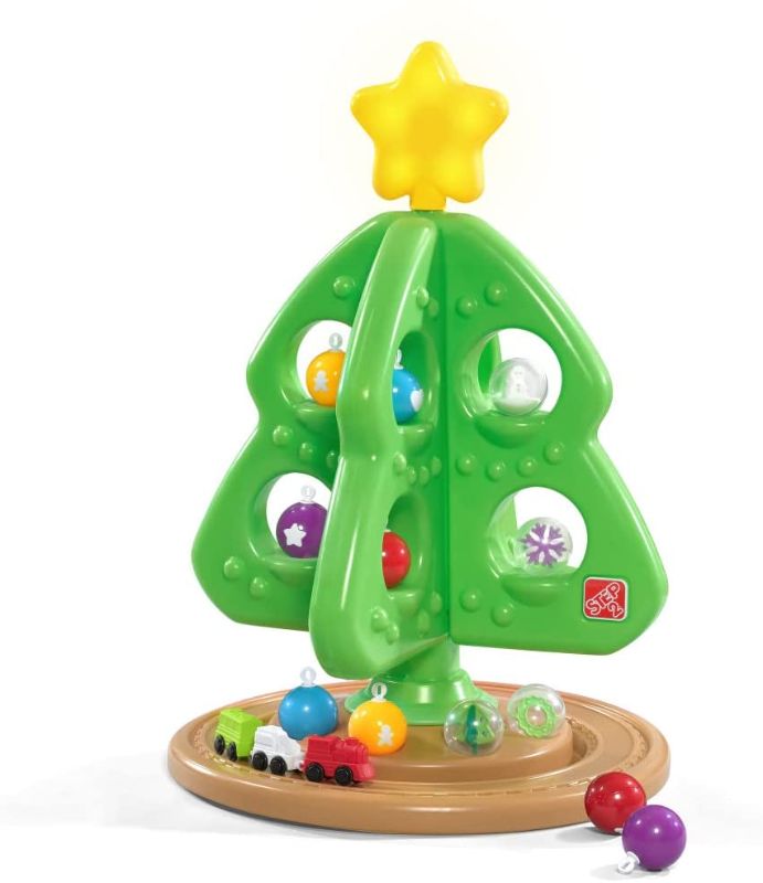 Photo 1 of Step2 My First Christmas Tree Bonus Pack Lights & Sounds | Amazon Exclusive Christmas Tree with Lights & Music, Green
