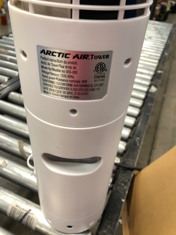 Photo 1 of ARCTIC AIR
Oscillating Tower 305 CFM 3 speed Portable Evaporative Cooler for 100 sqft.