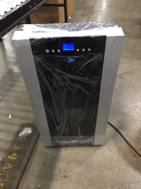 Photo 1 of Whynter ARC-14SH 14,000 BTU Dual Hose Portable Air Conditioner, Dehumidifier, Fan & Heater with Activated Carbon Filter Plus Storage Bag, Platinum Black
