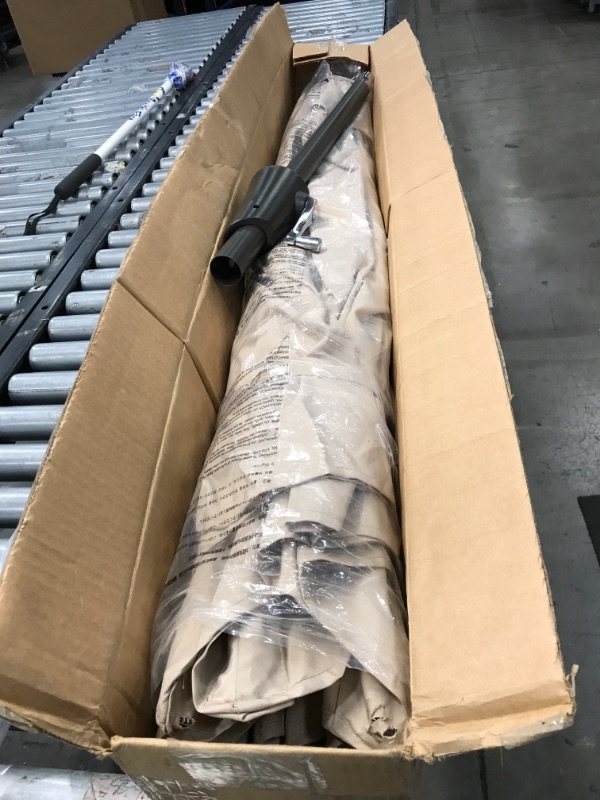 Photo 1 of *DAMAGED* 9Ft Outdoor Patio Umbrella Beige