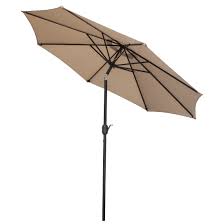 Photo 1 of *DAMAGED* 9Ft Outdoor Patio Umbrella Beige