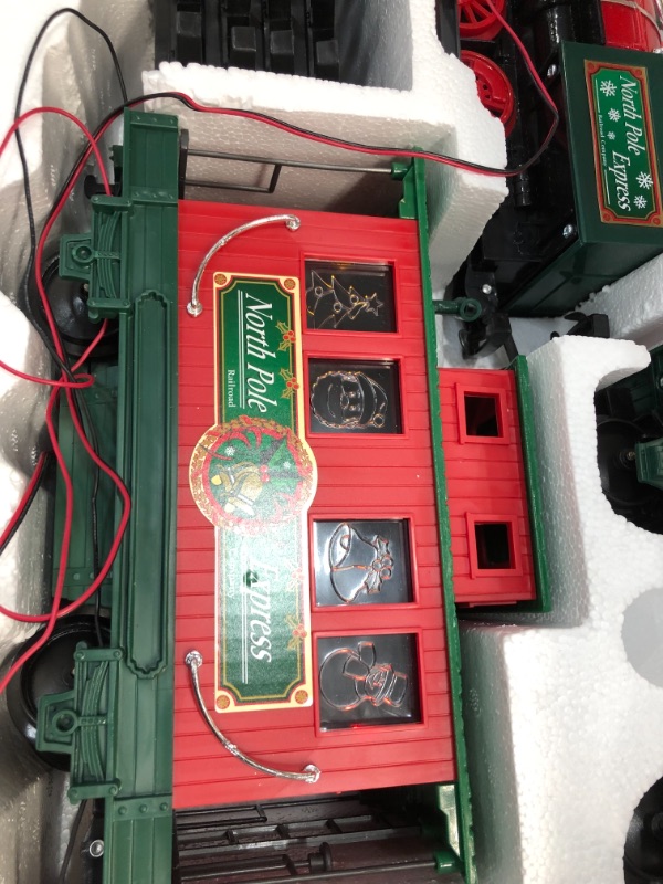 Photo 2 of EZTEC Remote Control North Pole Express Christmas Train Set
