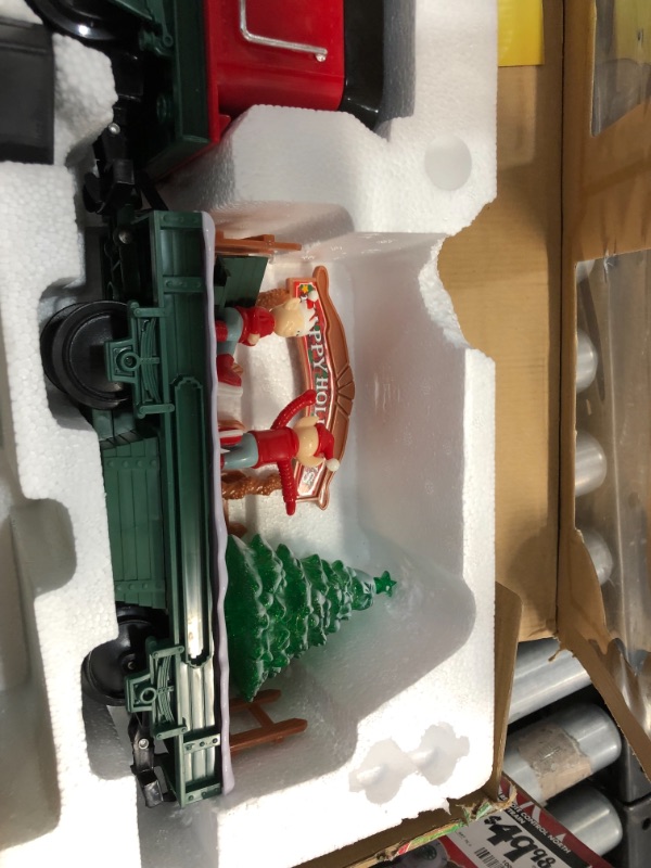 Photo 3 of EZTEC Remote Control North Pole Express Christmas Train Set
