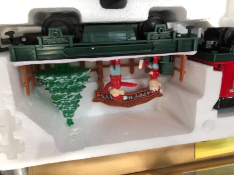 Photo 3 of EZTEC Remote Control North Pole Express Christmas Train Set
