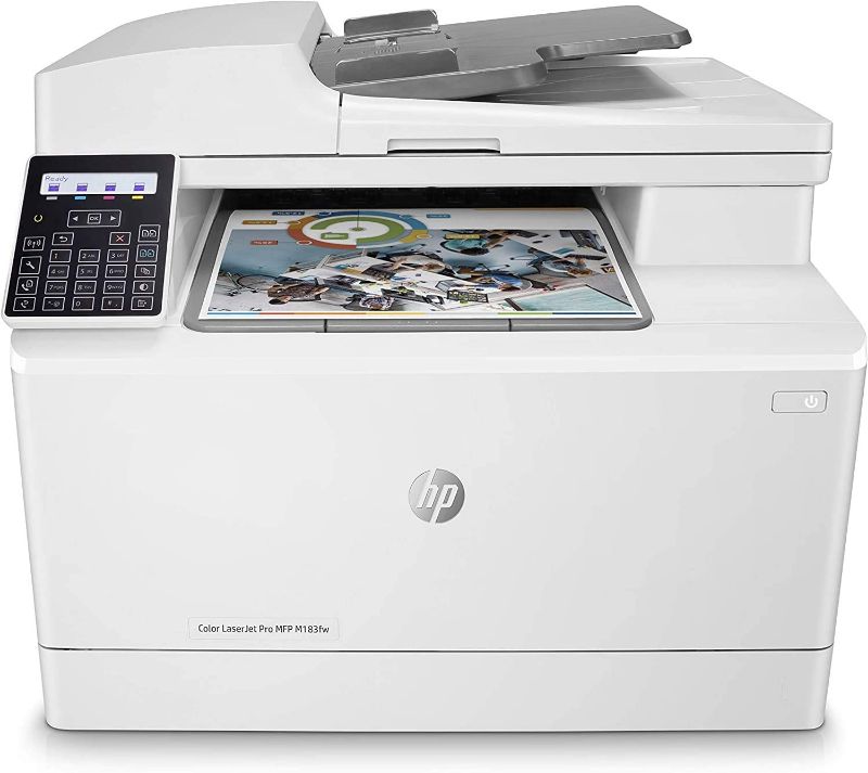 Photo 1 of HP Color LaserJet Pro M183fw Wireless All-in-One Laser Printer

//TESTED AND FUNCTIONAL
