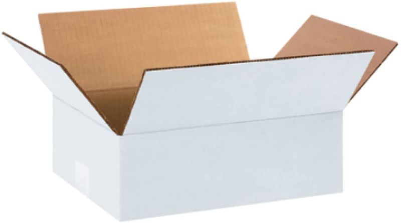 Photo 1 of  50 Pack of 12x9x4” White Corrugated Cardboard Packing Shipping Mailing Moving Carton Boxes Cube

//SIMILAR TO REFERENCE PHOTO MINOR DAMAGE 
