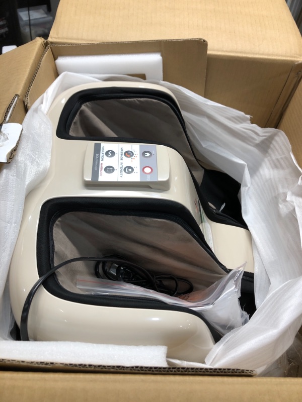 Photo 2 of Human Touch Reflex SOL Foot and Calf Massager Machine with Heat, Shiatsu Deep Kneading, Under Foot Rollers, Delivers Relief for Tired Muscles and Plantar Fasciitis, Fits feet up to Men Size 12

//TESTED AND NONFUNCTIONAL
