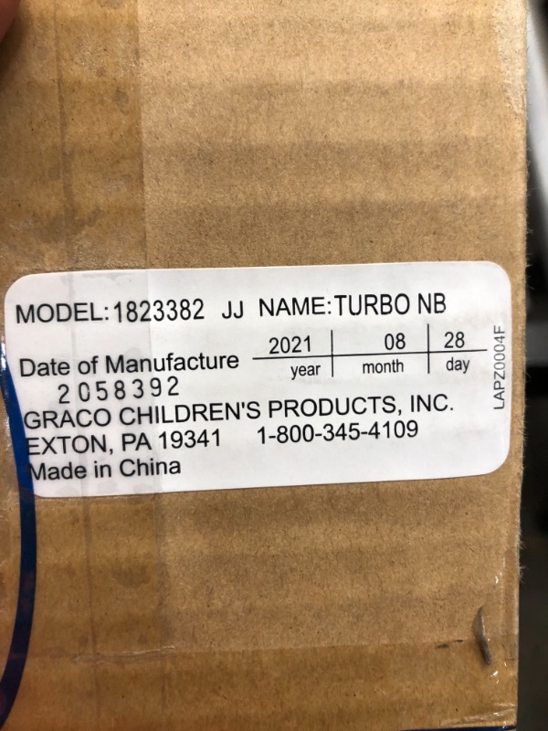 Photo 1 of Graco TurboBooster Backless Booster Car Seat, Galaxy Gray
