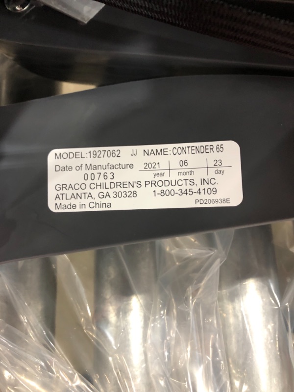 Photo 1 of Graco Contender 65 Convertible Car Seat, Glacier
