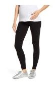 Photo 1 of Hue Women's Maternity Cotton Legging, Black, Xl, Black, Size X-large