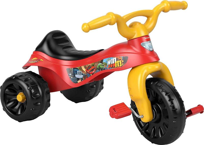 Photo 1 of Fisher-Price Nickelodeon Blaze and The Monster Machines Tough Trike, Sturdy Ride-on Tricycle for Toddlers and Preschool Kids Ages 2-5 Years [Amazon Exclusive]
