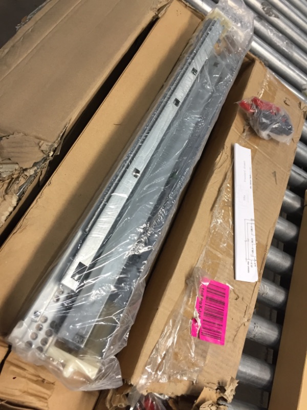Photo 1 of 10 Pair 21" Undermount Drawer Slides Soft Close Full Extension Drawer Rails, Mounting Screws and Adjustable Locking Device Included, 85 lb Load Capacity, Zinc Plated Cold Rolled Steel
