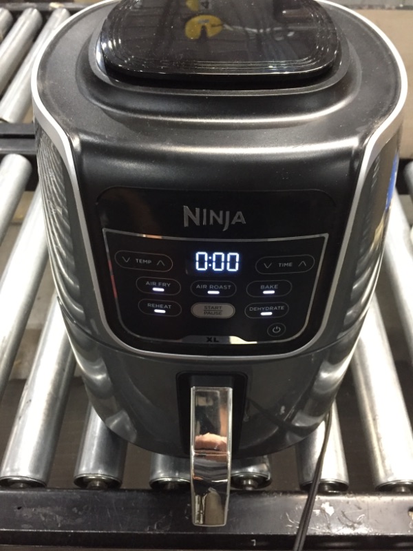 Photo 5 of Ninja AF150AMZ Air Fryer XL that Air Fry's, Air Roast's , Bakes, Reheats, Dehydrates with 5.5 Quart Capacity, and a high gloss finish, grey