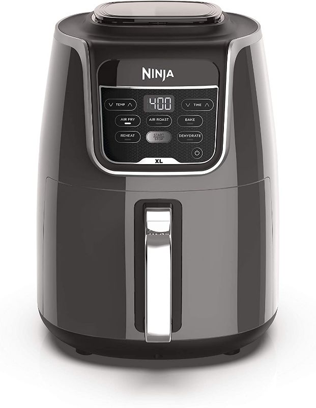 Photo 1 of Ninja AF150AMZ Air Fryer XL that Air Fry's, Air Roast's , Bakes, Reheats, Dehydrates with 5.5 Quart Capacity, and a high gloss finish, grey