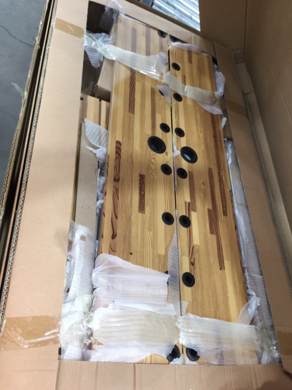 Photo 1 of Foosball Table Score Keepers, Wood Soccer Table Top for Kids, Family Night, Parties, Game Rooms (46"x27"x6")