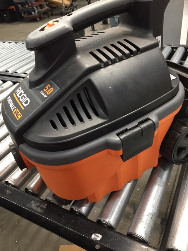 Photo 3 of ***missing cord/battery Unable to test****Ridgid WD4070 4 Gallon Portable Vacuum