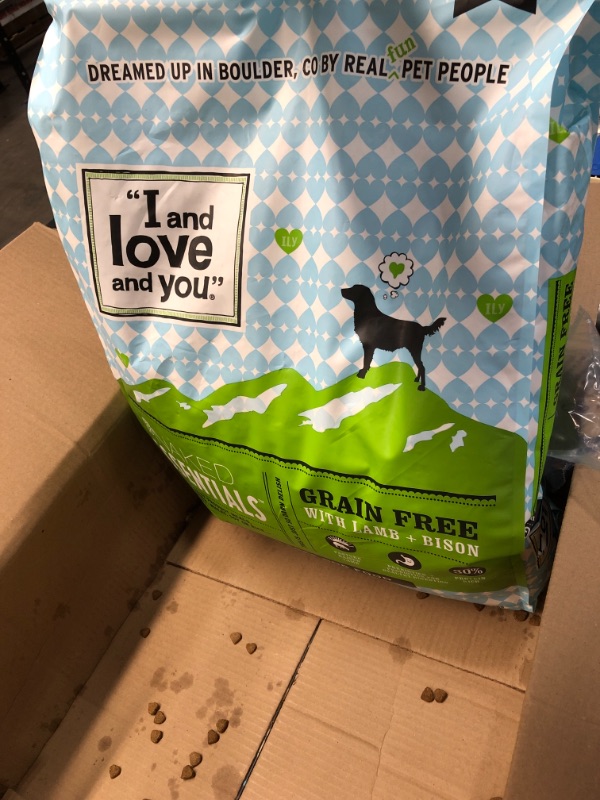 Photo 2 of "I and love and you" Naked Essentials Dry Dog Food - Natural Grain Free Kibble for Large and Small Dogs with Prebiotics & Probiotics (Variety of Flavors) 23lbs
