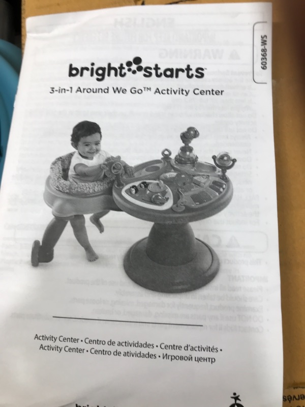 Photo 1 of Bright Starts 3 in 1 Around We Go Activity Center