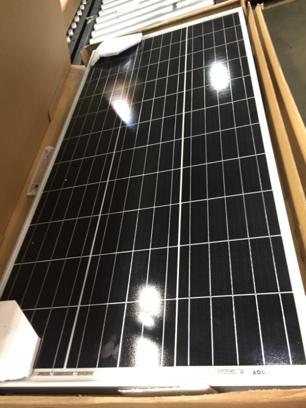 Photo 1 of Renogy KIT-STARTER-100D Starter Kit with 1 Pcs 100W Monocrystalline Solar Panel and and 30A PWM Charge Controller for RV, Boats, Trailer, Camper, Marine,Off-Grid System
